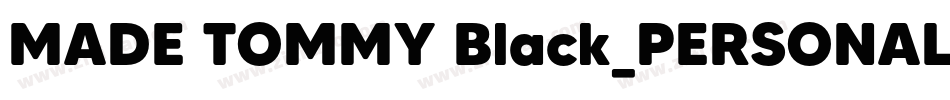 MADE TOMMY Black_PERSONAL USE字体转换